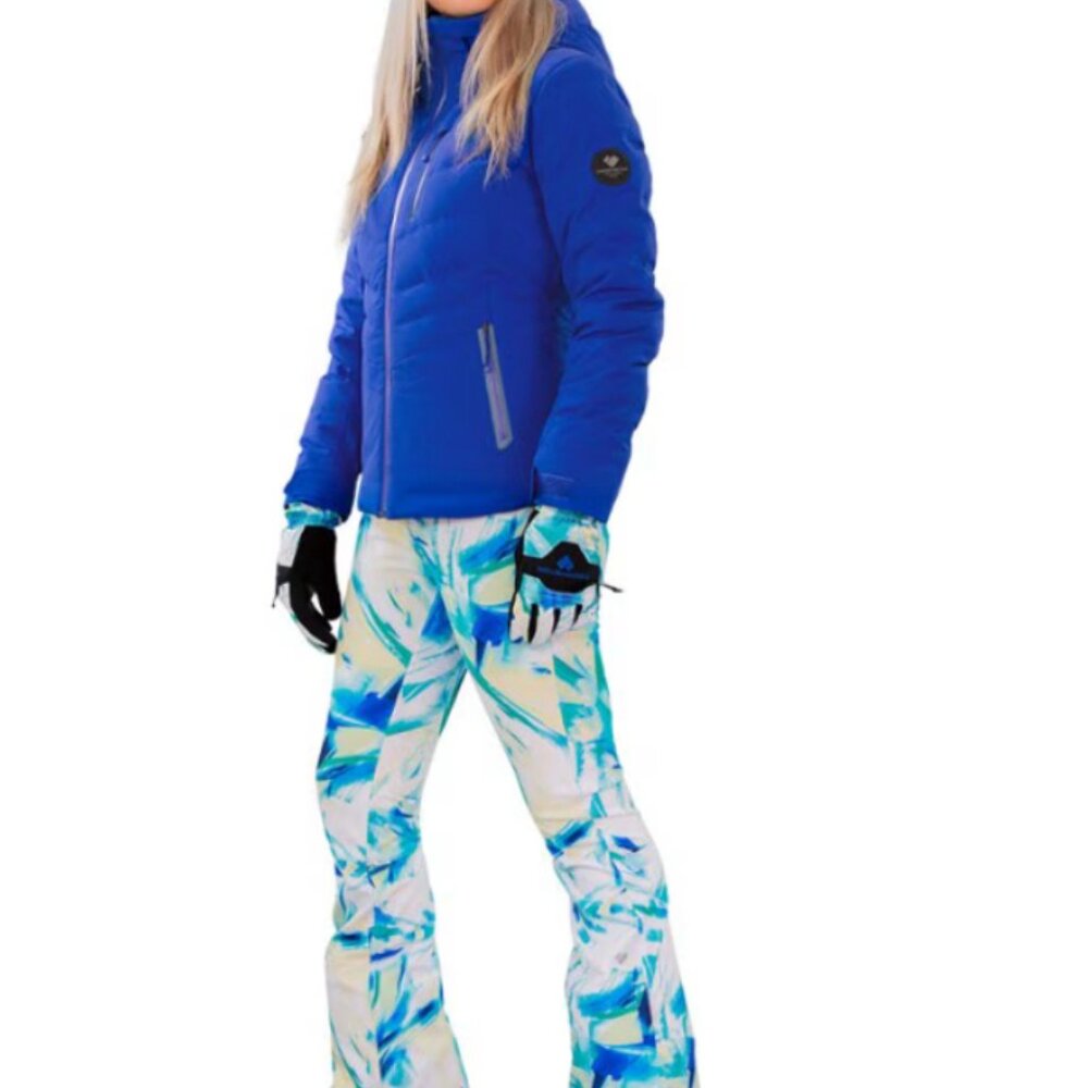 Obermeyer Sz 18 Cosima Down Ski Jacket Stellar/Royal Blue MSRP $329 - Picture 5 of 14